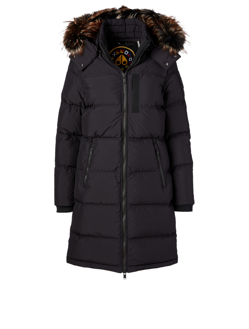 MOOSE KNUCKLES Parka en duvet Rush Lake a capuche bordee de fourrure Holt Renfrew