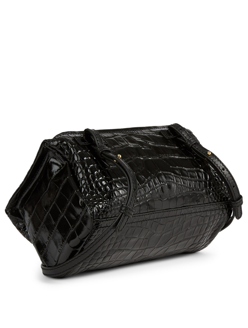 GIVENCHY Mini Pandora Croc-Embossed Leather Bag Holt Renfrew
