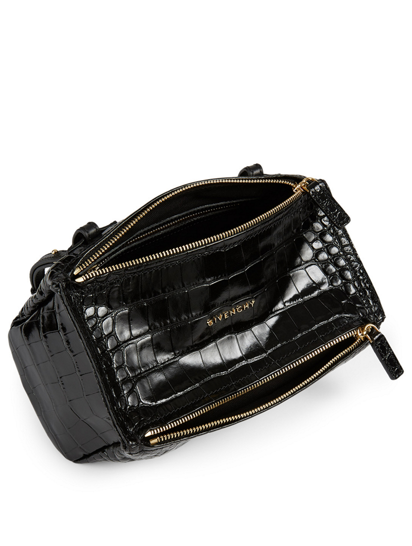 Givenchy pandora croc online embossed