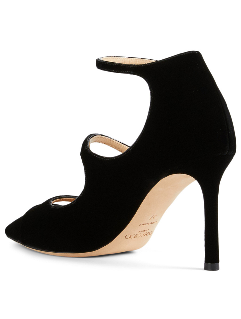 Lacey 85 Velvet Pumps