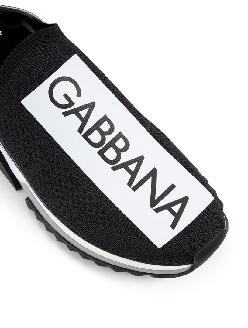 DOLCE GABBANA Sorrento Stretch Mesh Sneakers With Logo Holt Renfrew