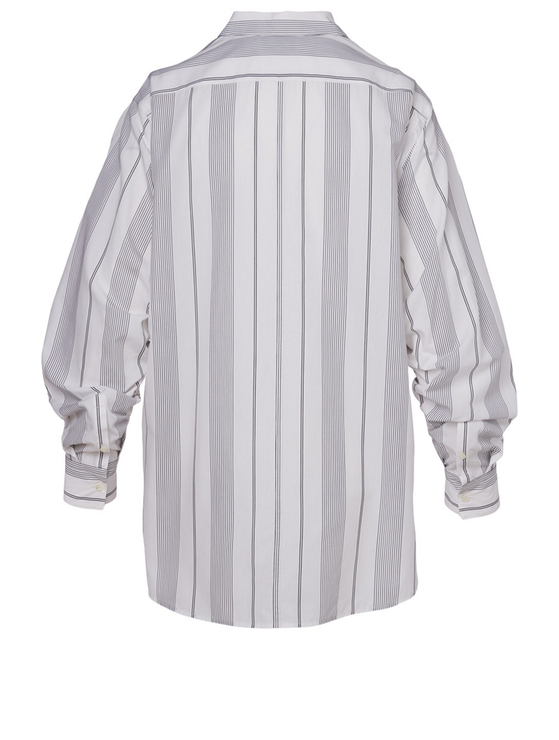 Cotton Shirt Stripe Print