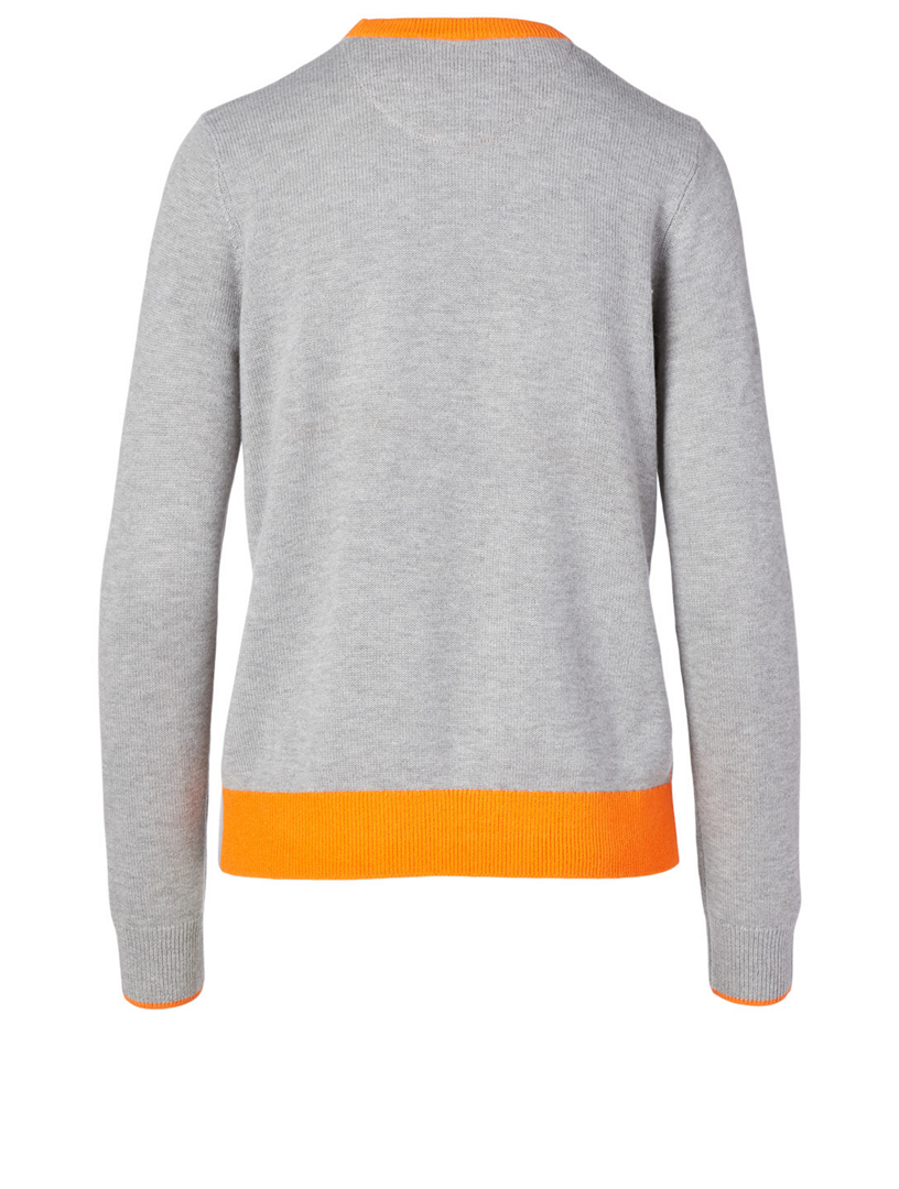 Performance Wool Contrast Sweater