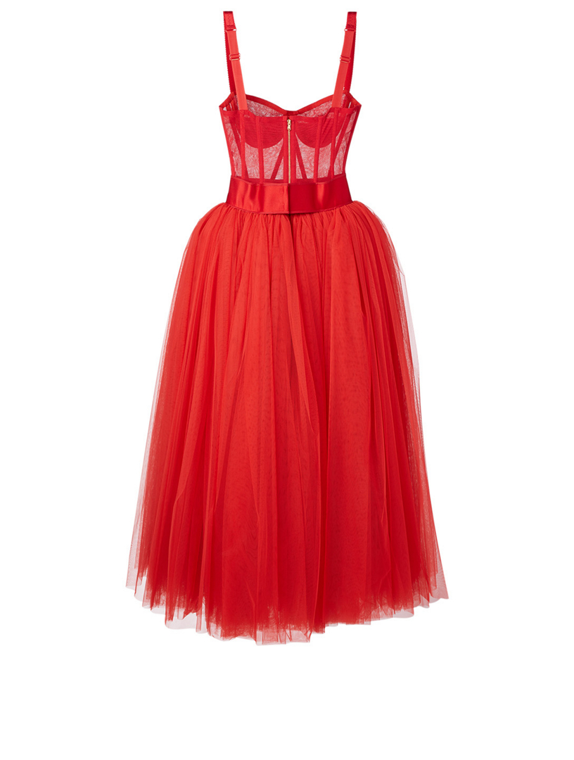 Bambola Tulle Midi Dress