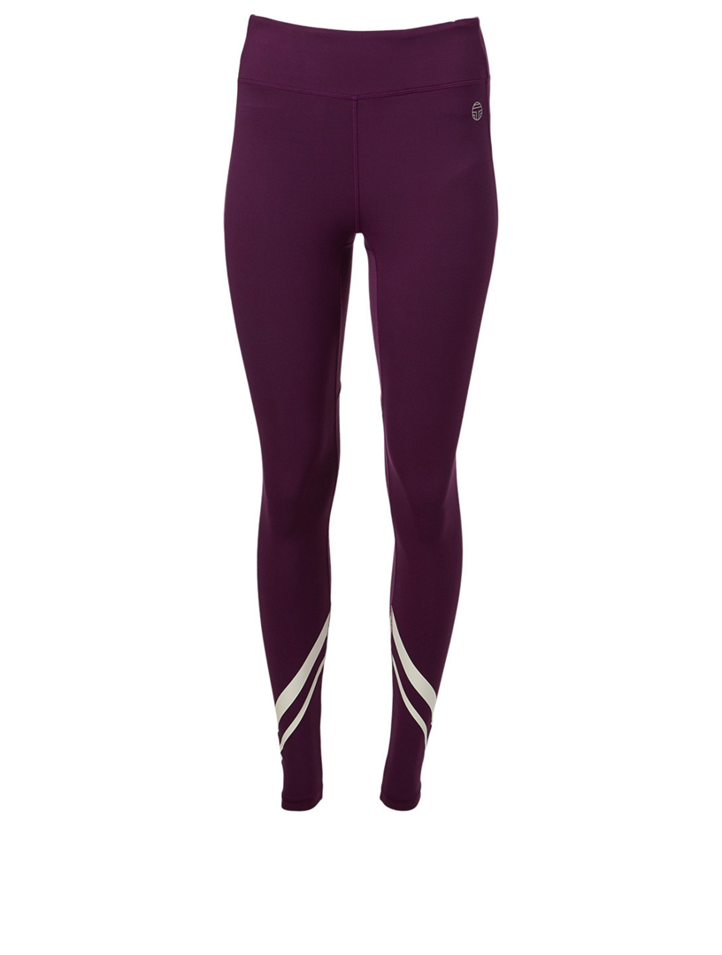 TORY SPORT Chevron Full Length Leggings