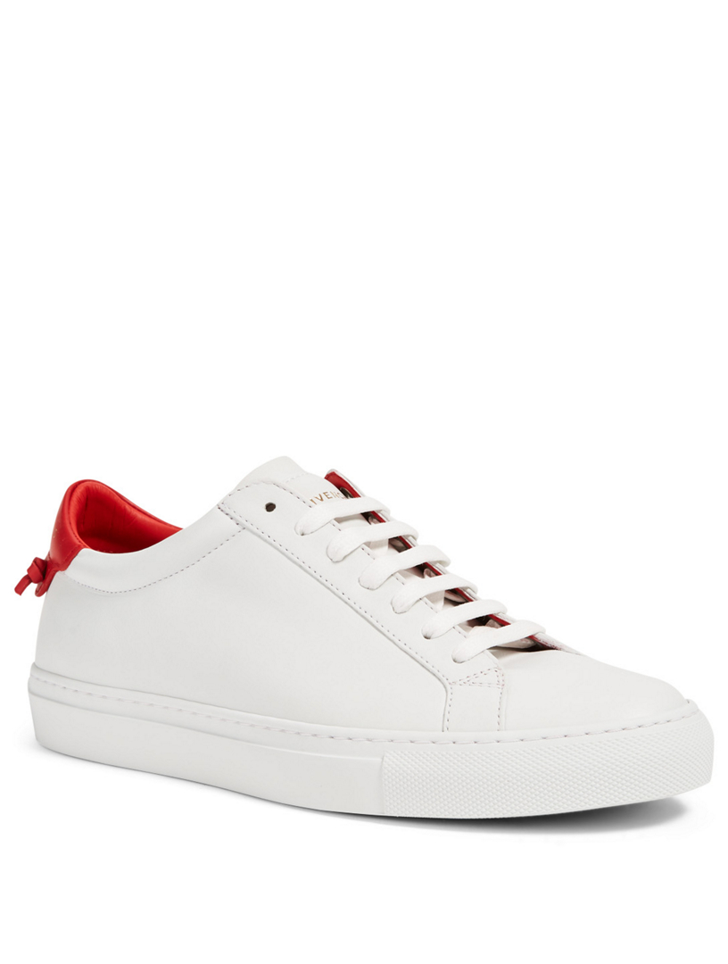 Givenchy white & hot sale red urban knots sneakers