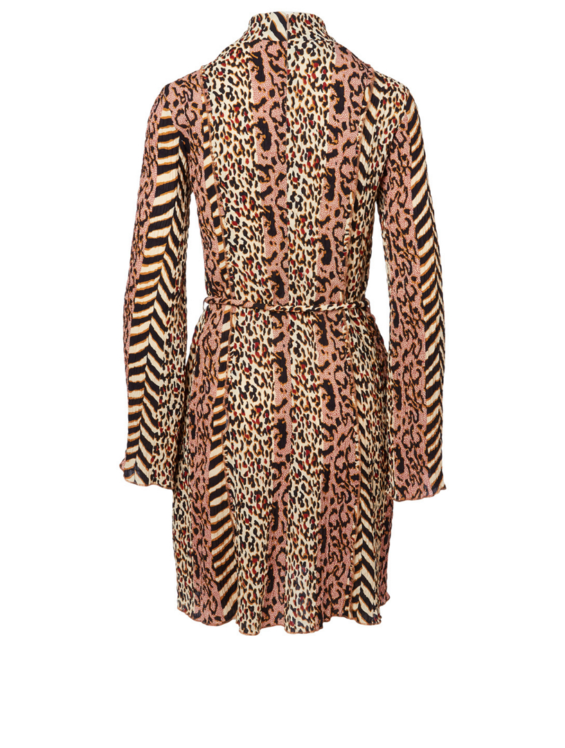 Nanushka leopard shop dress