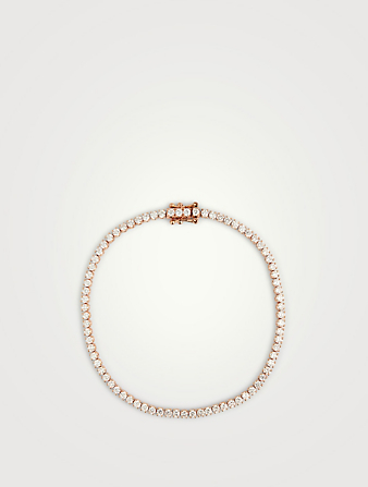 Hepburn 18K Rose Gold Gemstone And Diamond Bracelet