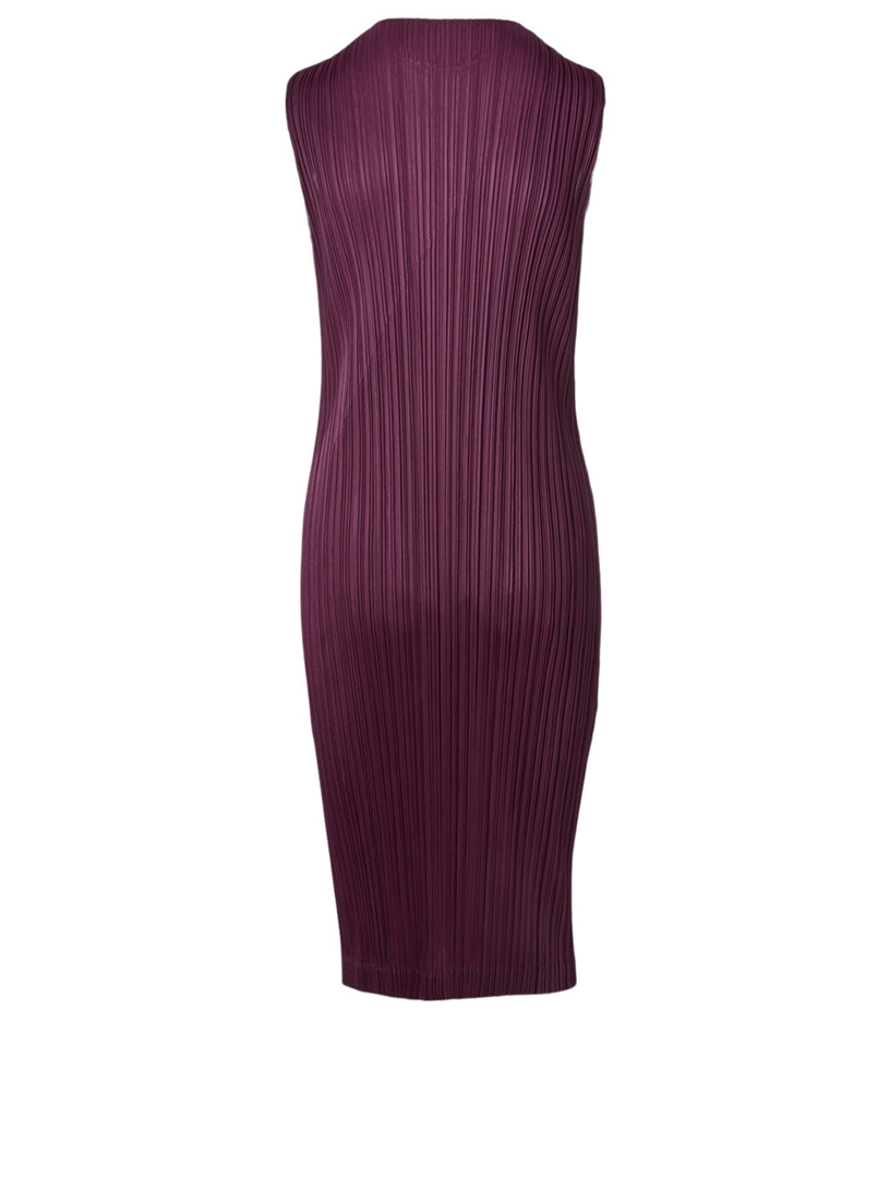 PLEATS PLEASE ISSEY MIYAKE Pleated Sleeveless Dress | Holt Renfrew