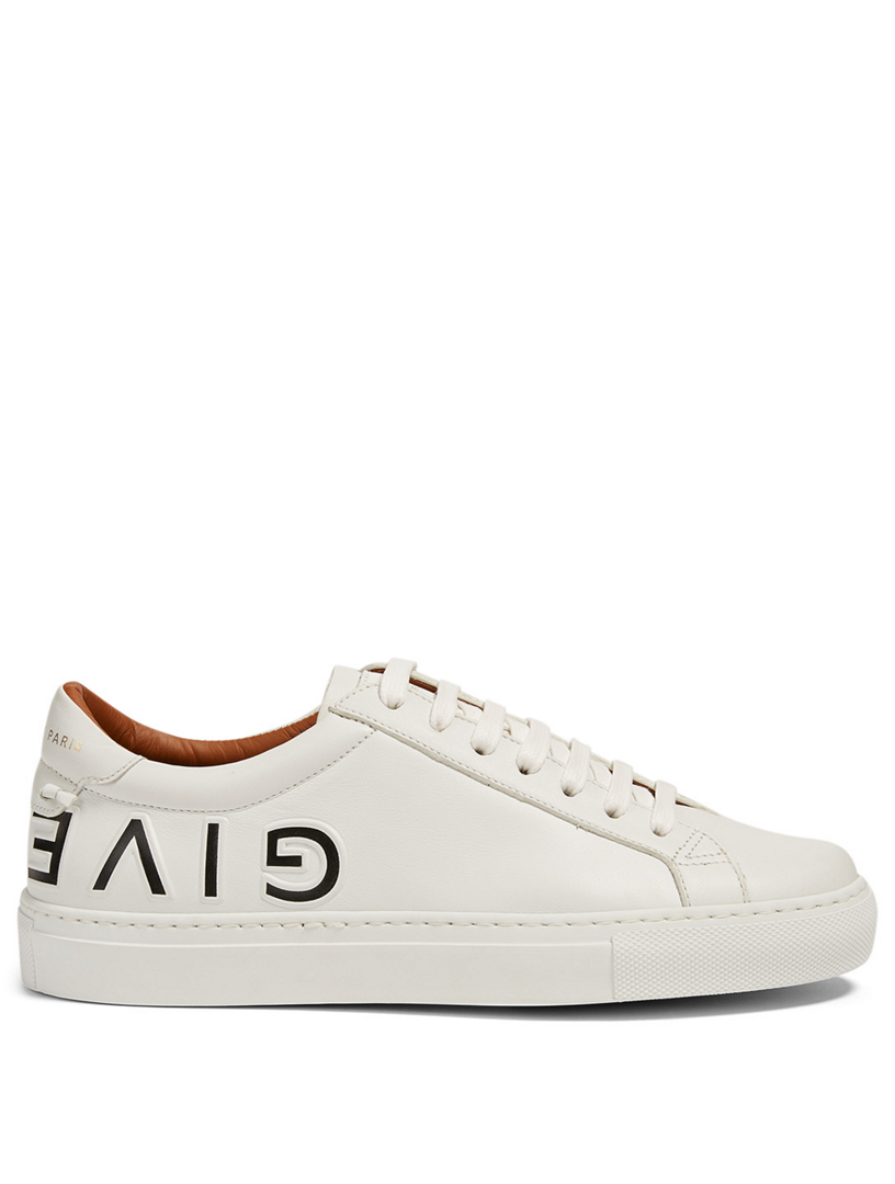 GIVENCHY Urban Street Leather Reverse Logo Sneakers | Holt