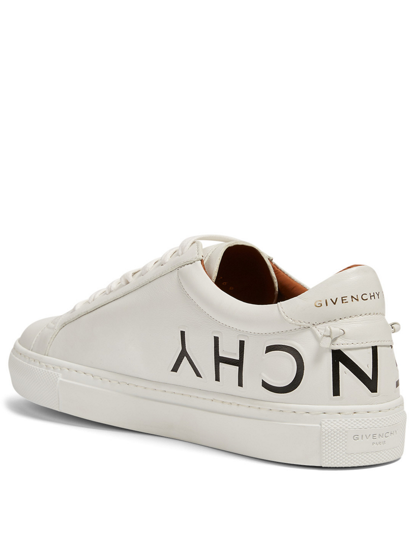 GIVENCHY Urban Street Leather Reverse Logo Sneakers | Holt