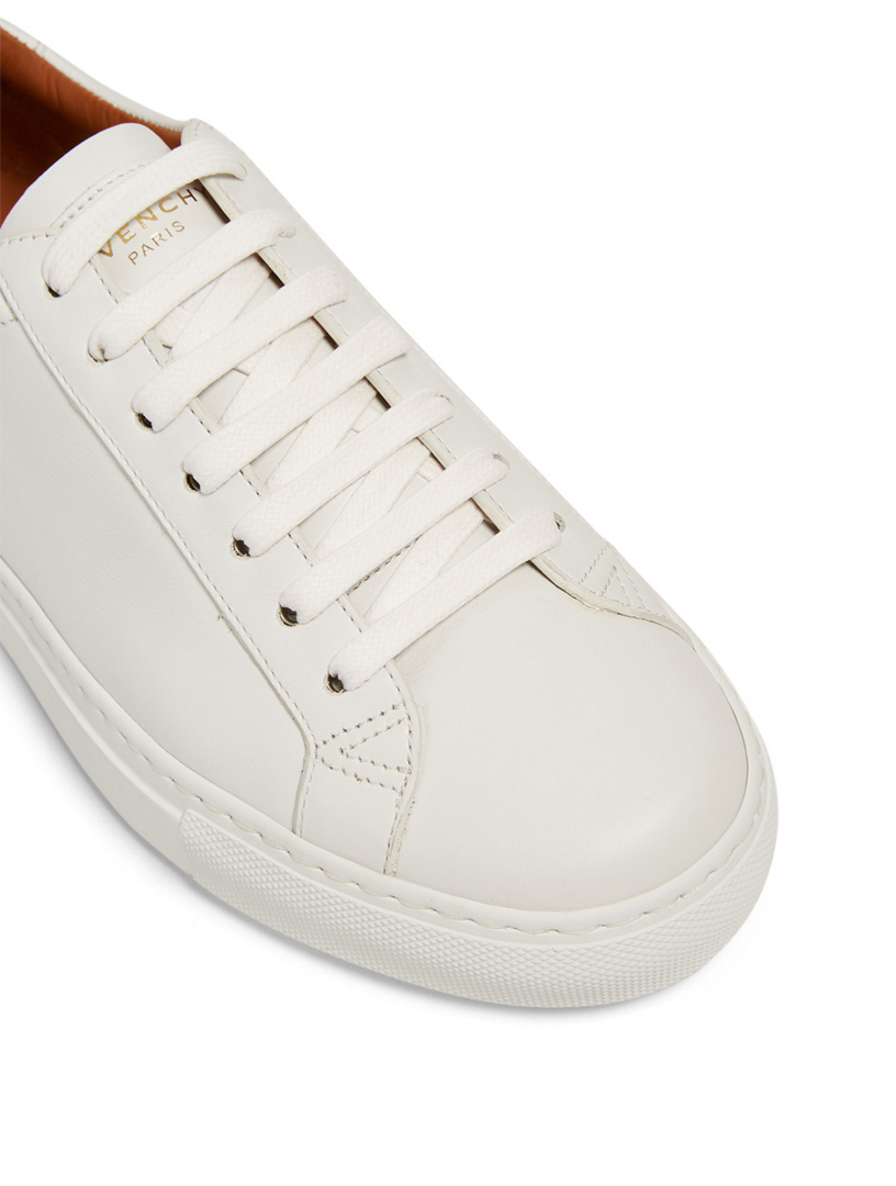 GIVENCHY Urban Street Leather Reverse Logo Sneakers | Holt Renfrew