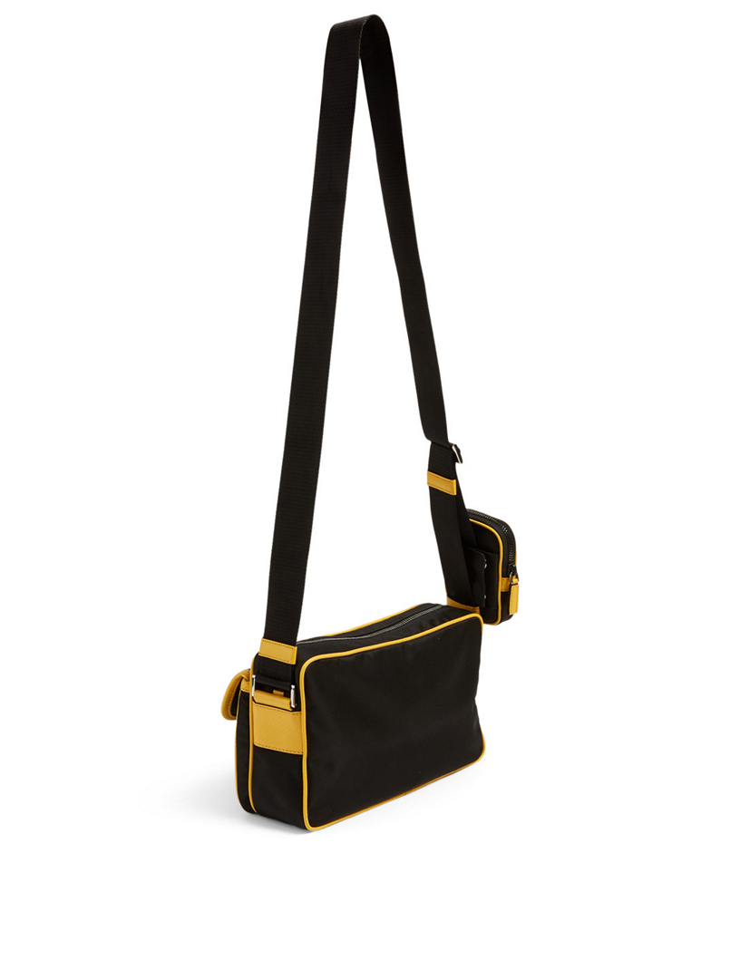 PRADA Nylon And Saffiano Leather Crossbody Bag | Holt Renfrew