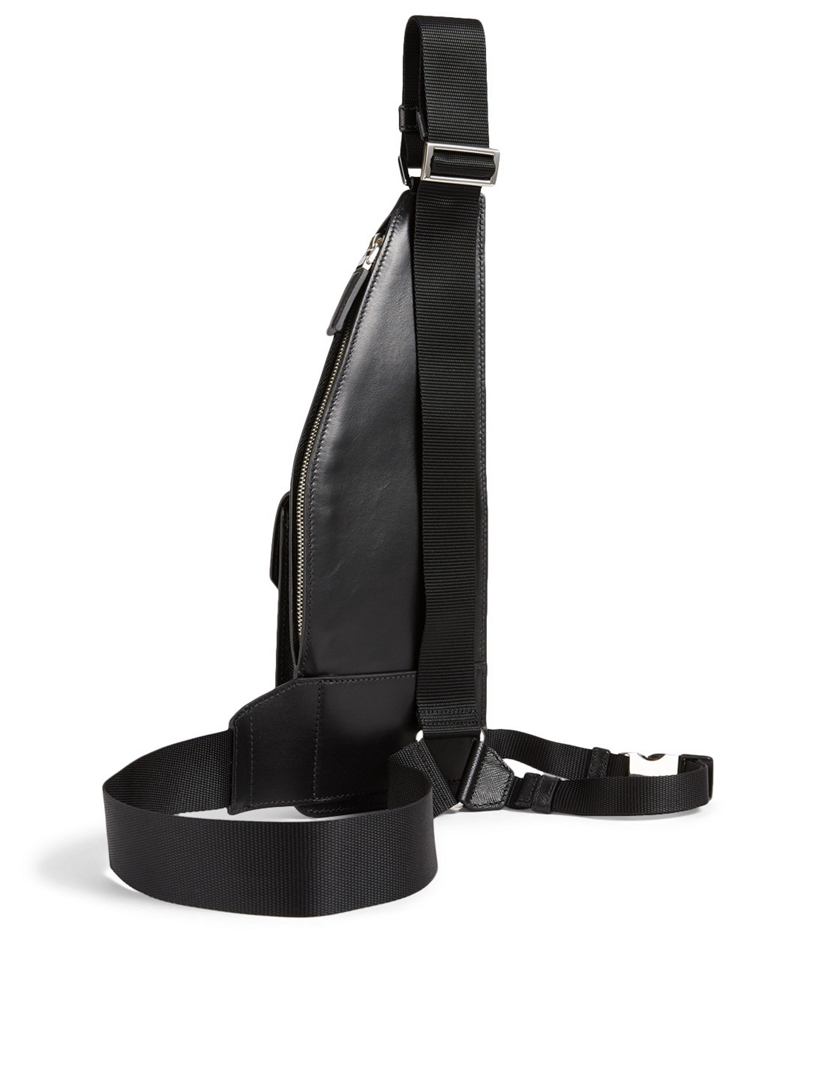 PRADA Saffiano Leather Crossbody Sling Bag | Holt Renfrew