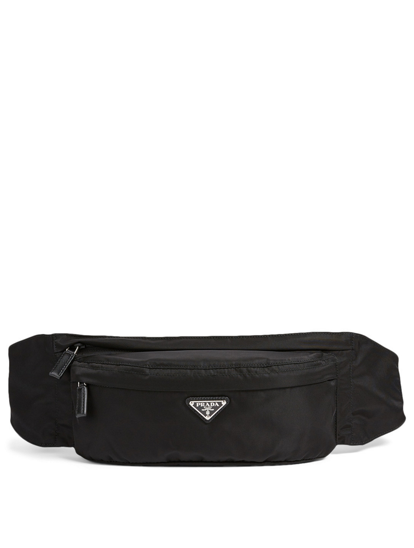 Prada nylon and on sale leather belt bag