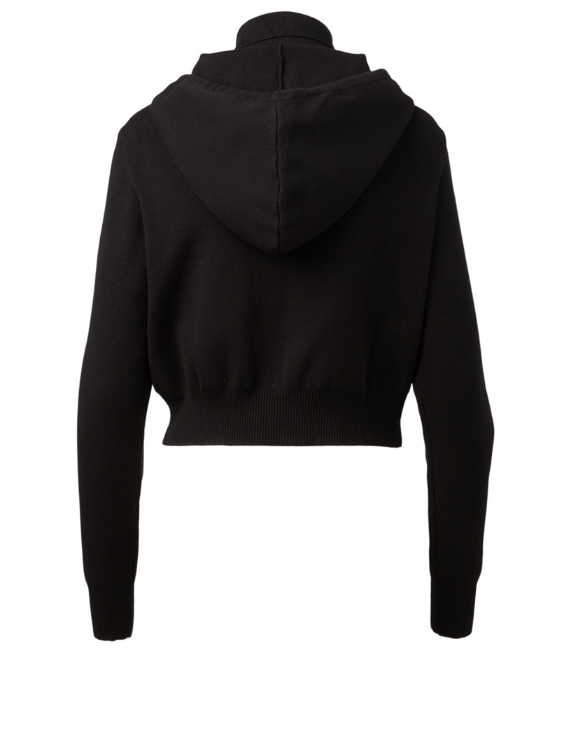 Cropped Zip Hoodie