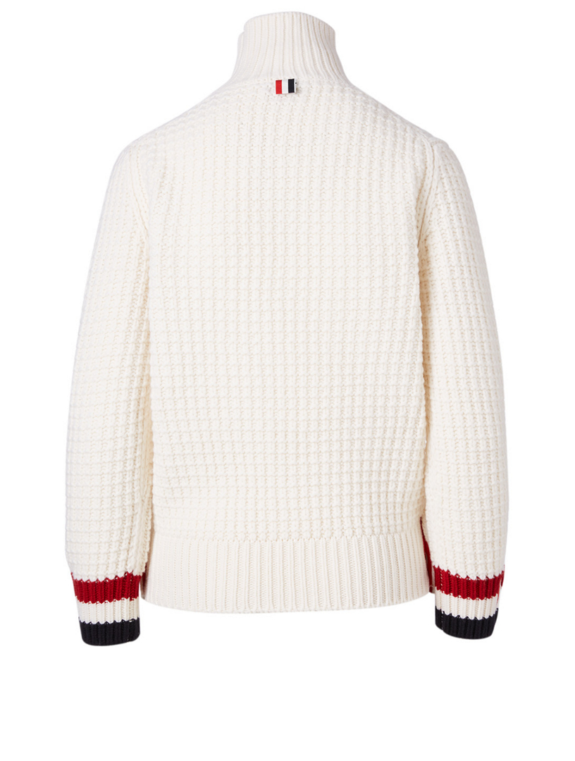 Wool Waffle Stitch Sweater