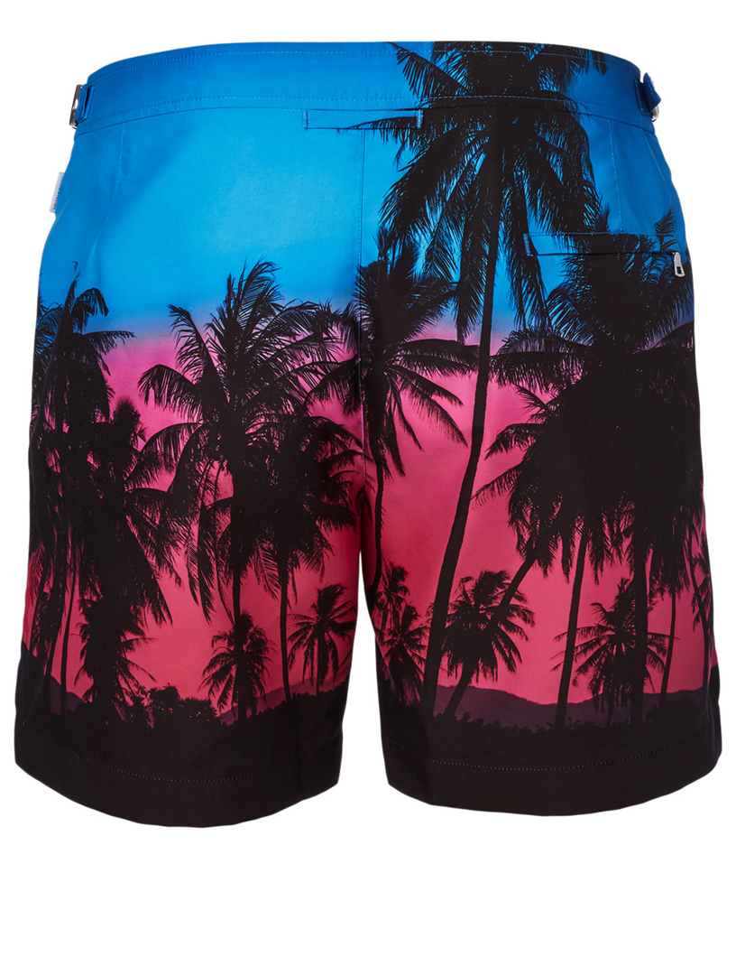 Bulldog Keep Palm And Carry On Mid-Length Swim Shorts