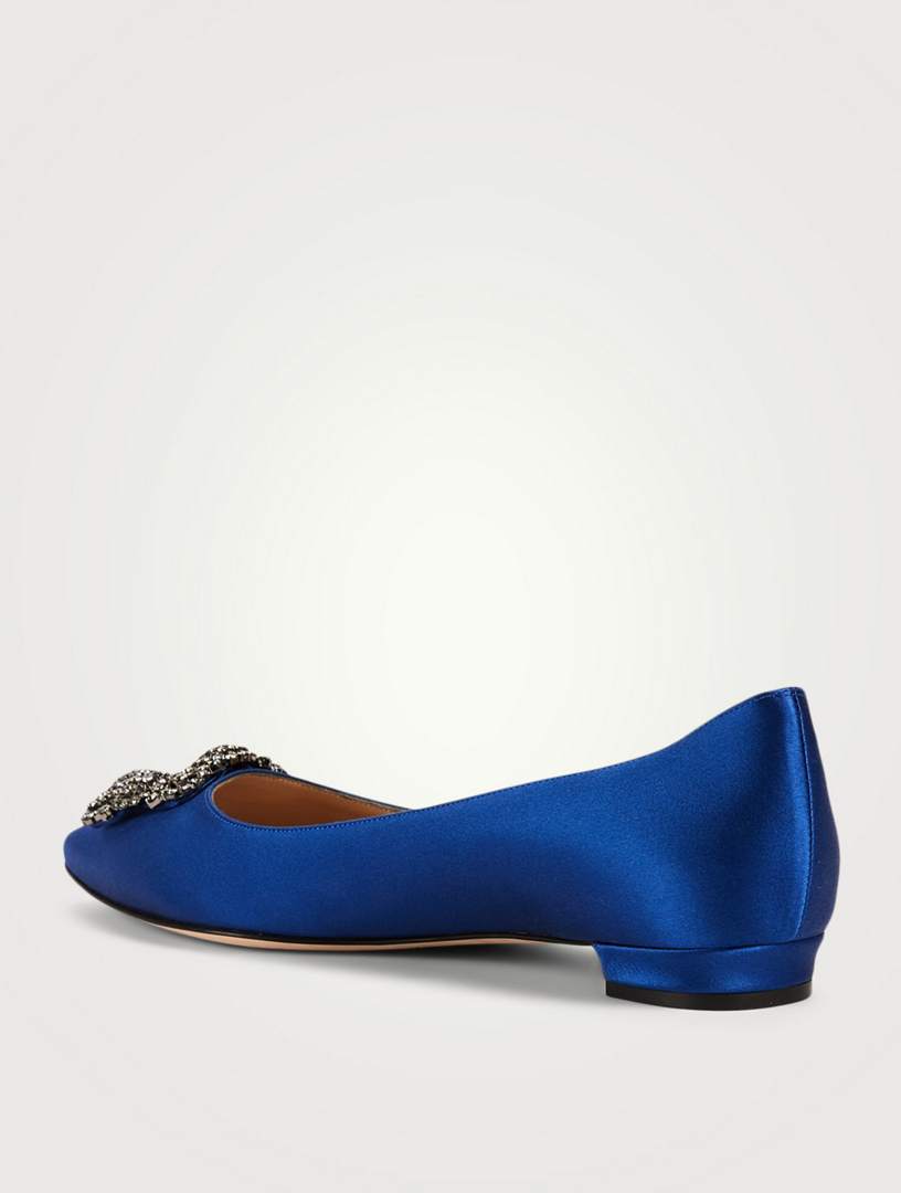 Manolo blahnik clearance blue flats