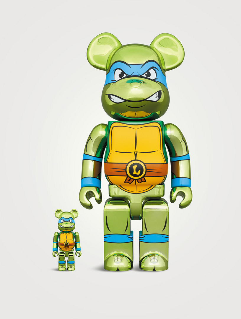BEARBRICK Leonardo Chrome 100% & 400% Be@rbrick Set | Holt Renfrew