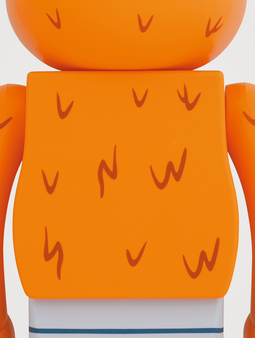 BEARBRICK Orange Fur Oscar The Grouch 100% & 400% Be@rbrick Set