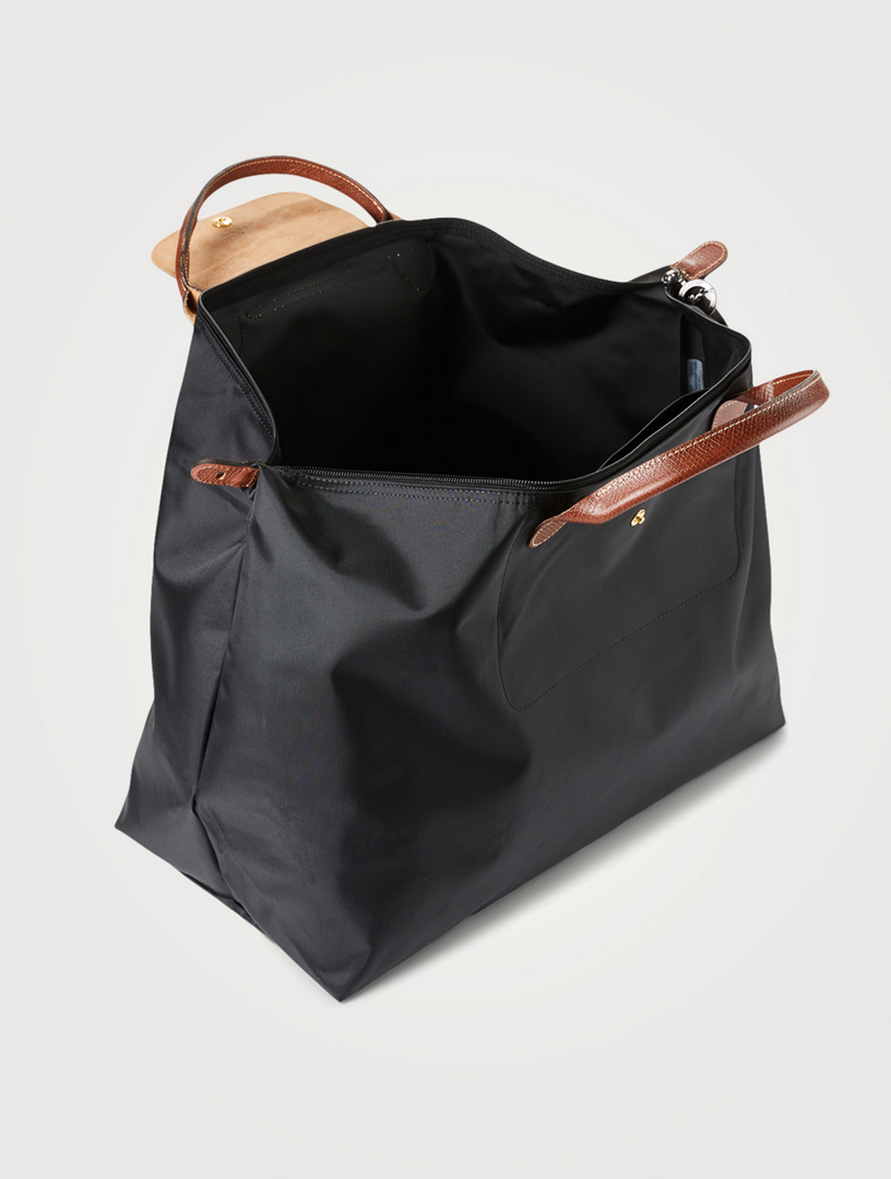 Longchamp Le Pliage Original Pouch with Handle Canvas Black