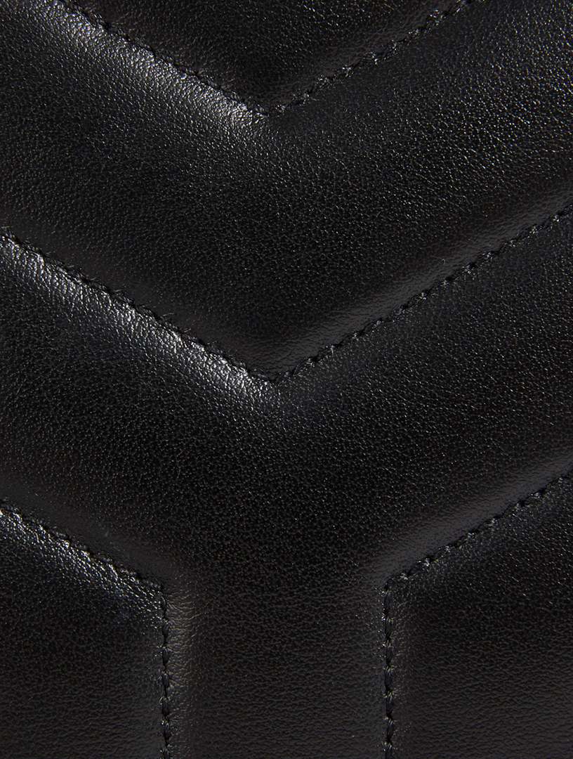 SAINT LAURENT Medium Loulou YSL Monogram Leather Chain Bag | Holt Renfrew