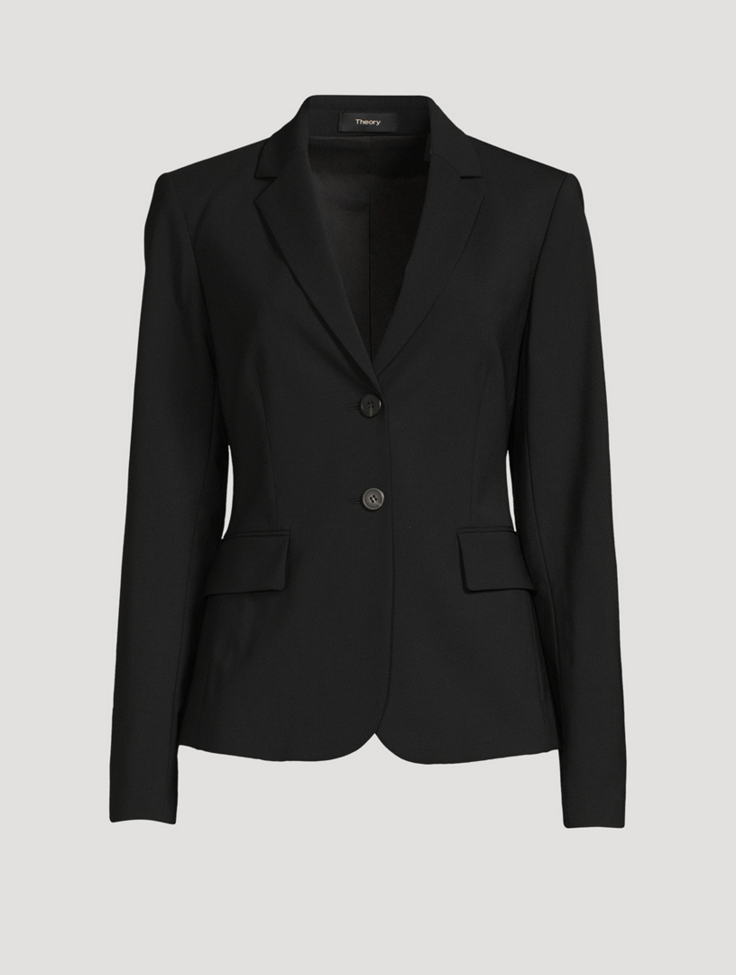 Theory good hot sale wool blazer