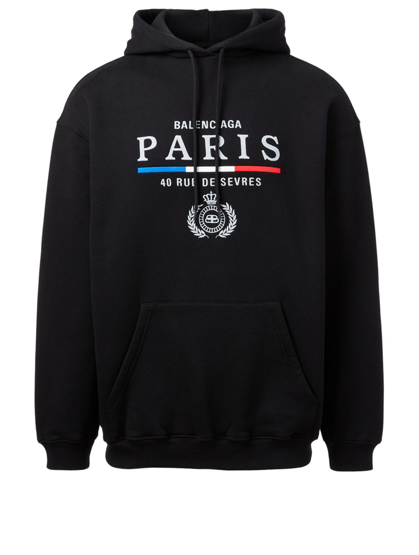 Balenciaga paris logo hoodie sale