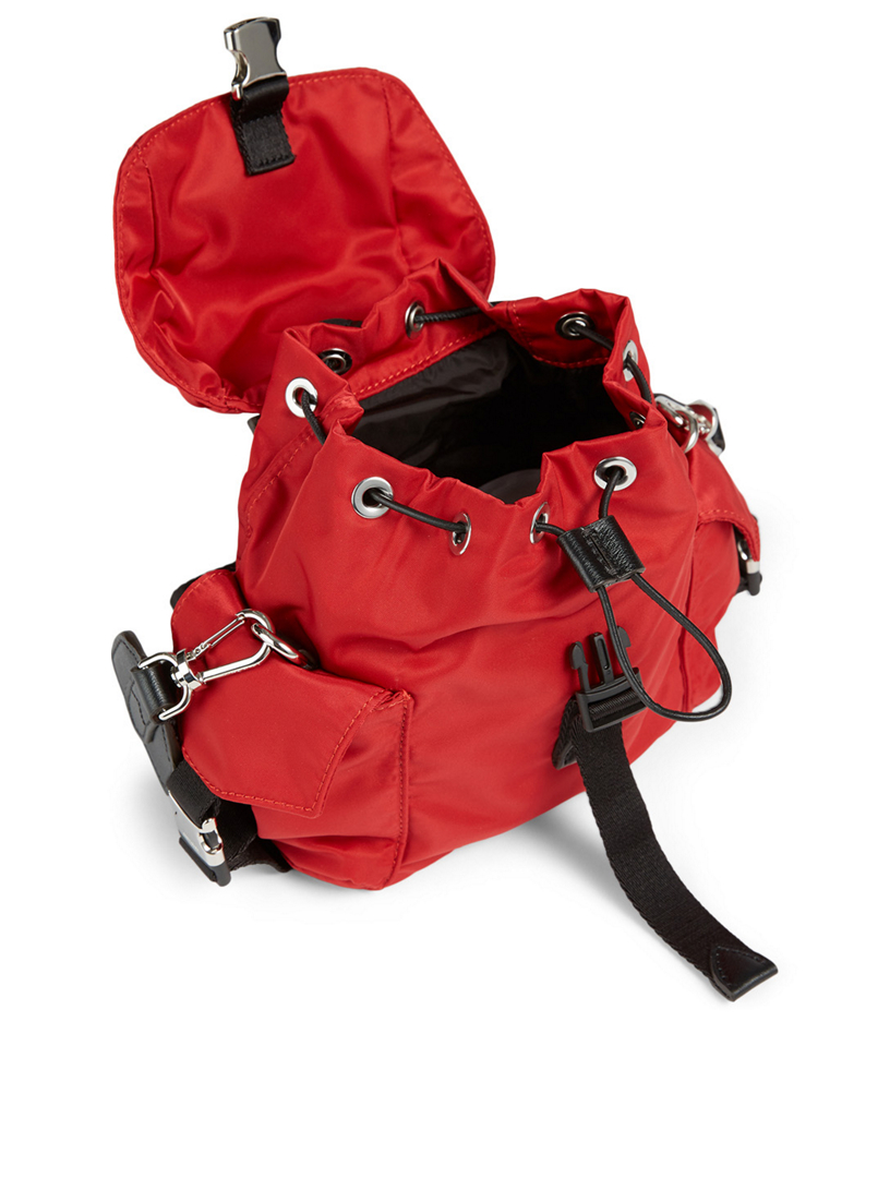 Moncler Mini Dauphine Nylon Backpack In Red