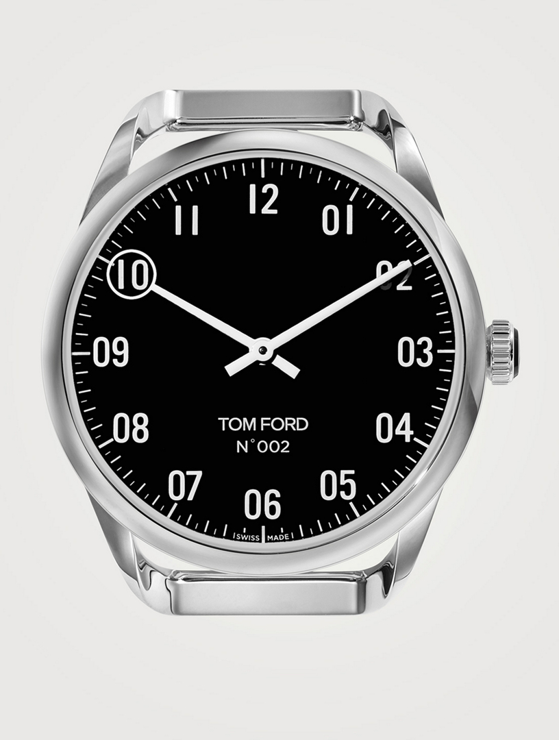 No. 002 Large Polished Stainless Steel Watch Case, 38mm