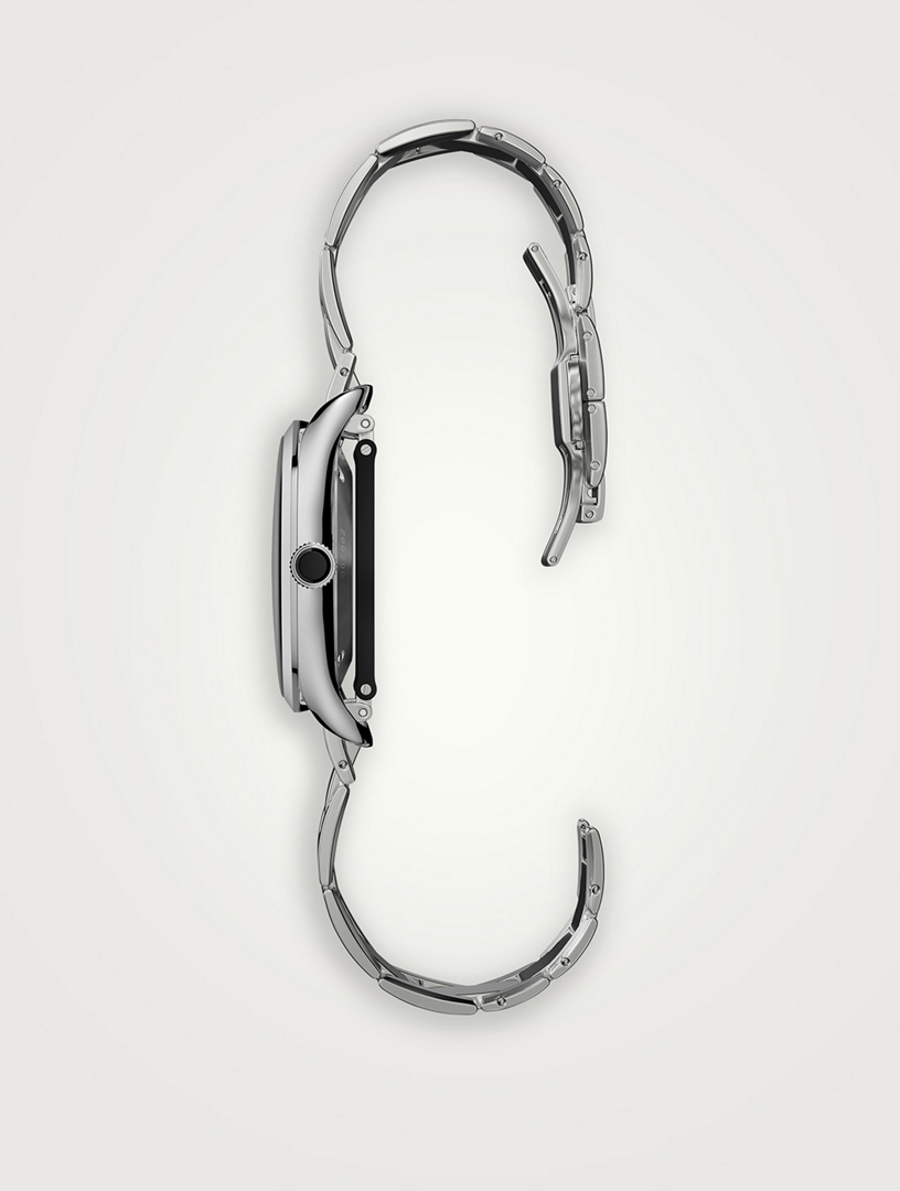 No. 002 Large Polished Stainless Steel Watch Case, 38mm