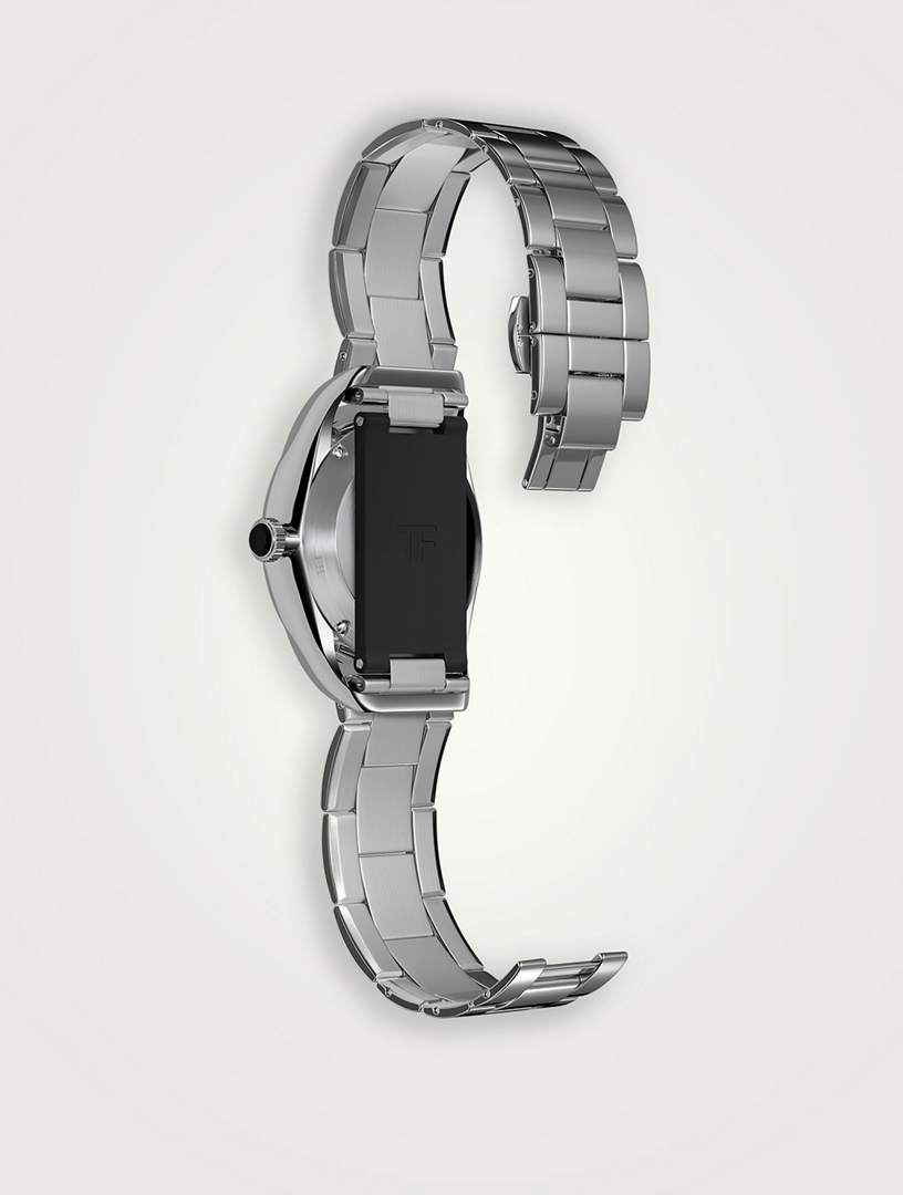 No. 002 Large Polished Stainless Steel Watch Case, 38mm