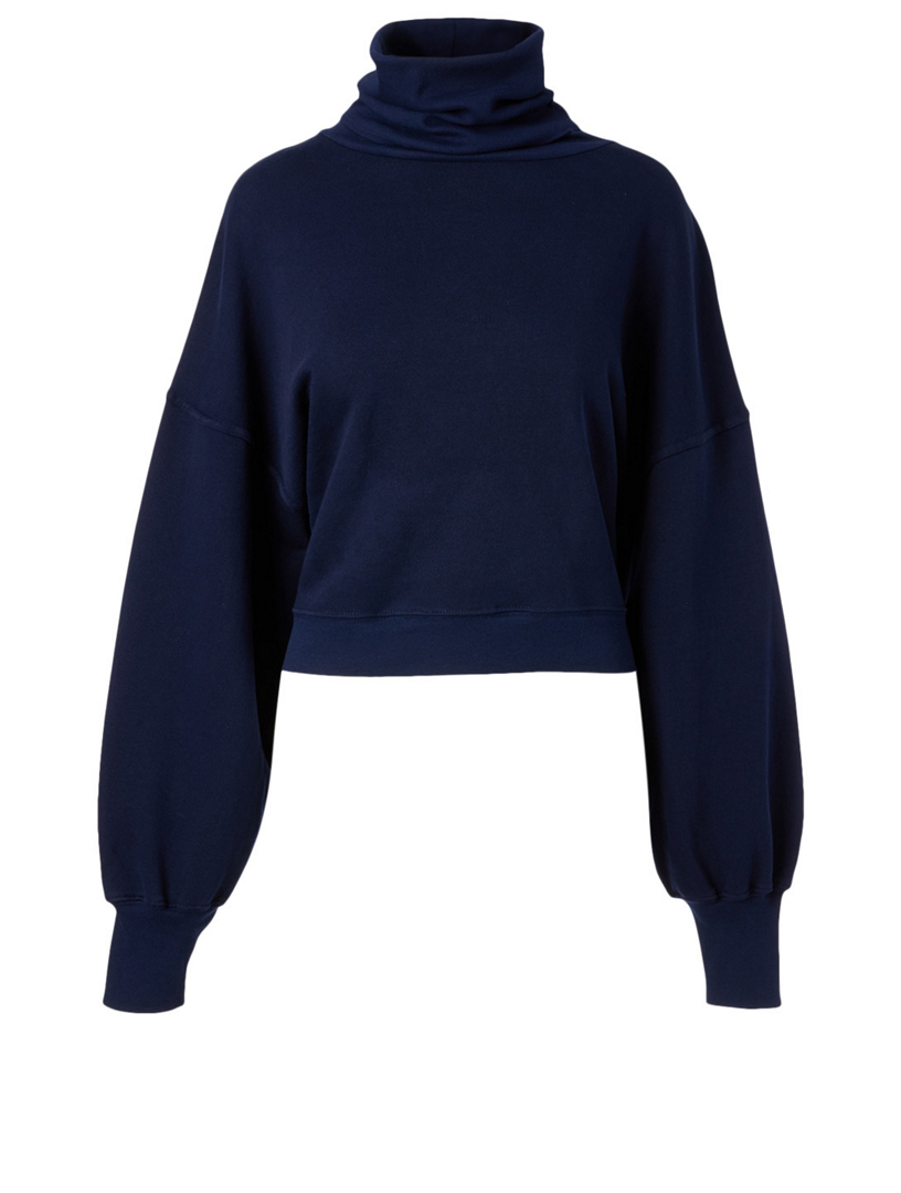 Agolde balloon sleeve turtleneck on sale sweatshirt