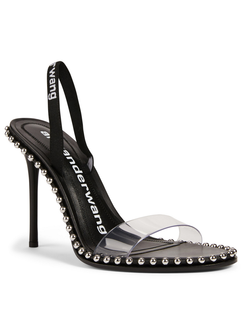 Nova PVC Slingback Heeled Sandals