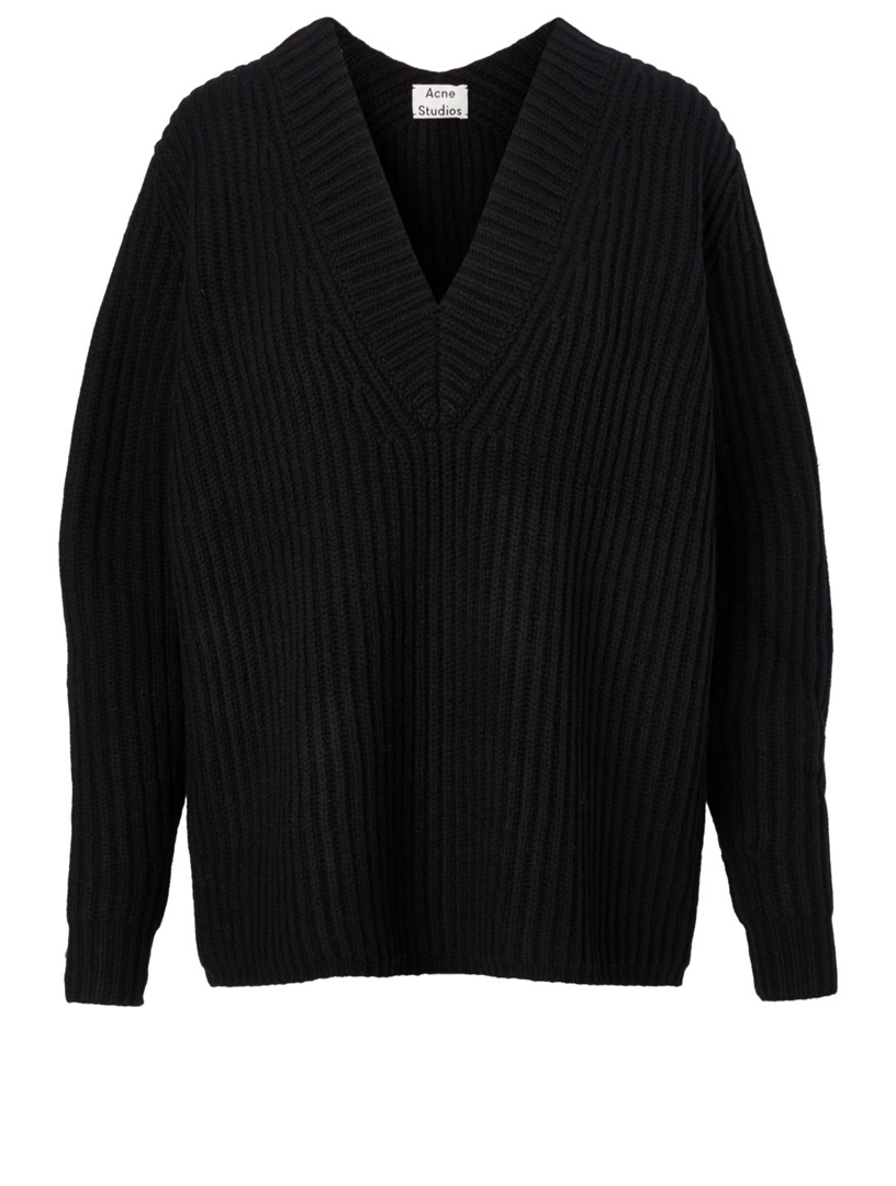 Wool V-Neck Sweater