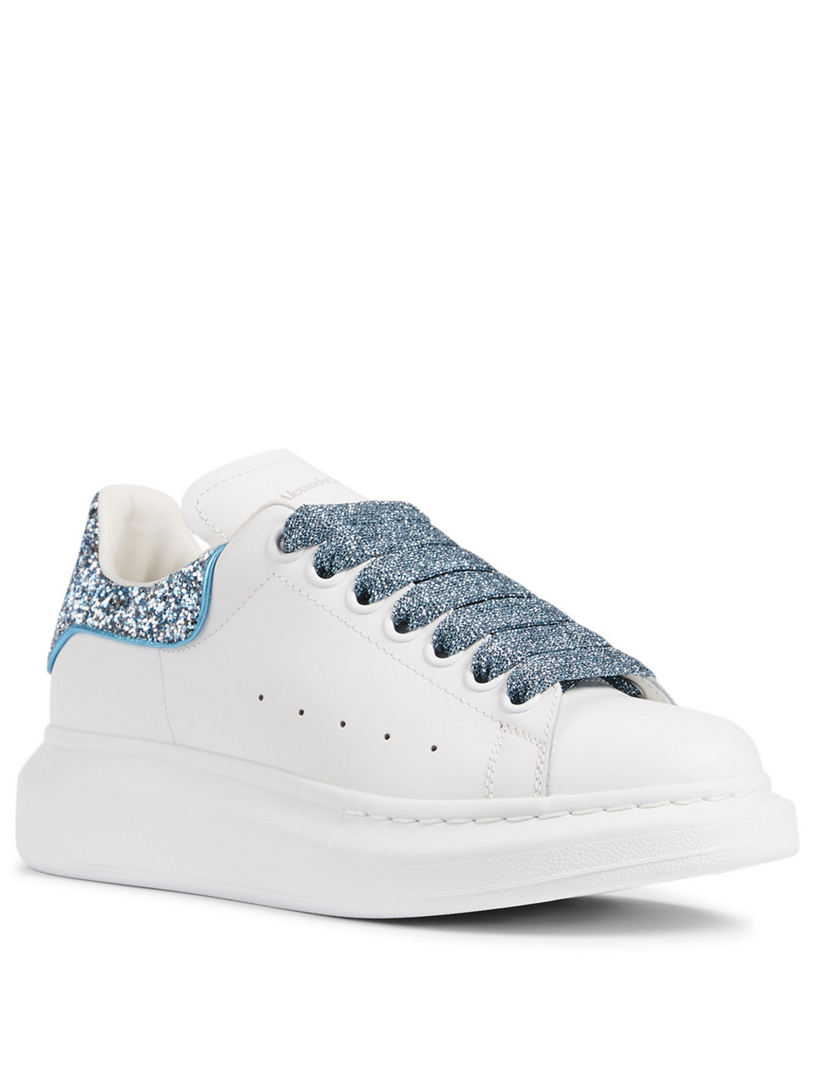 Alexander mcqueen cheap sneakers blue glitter