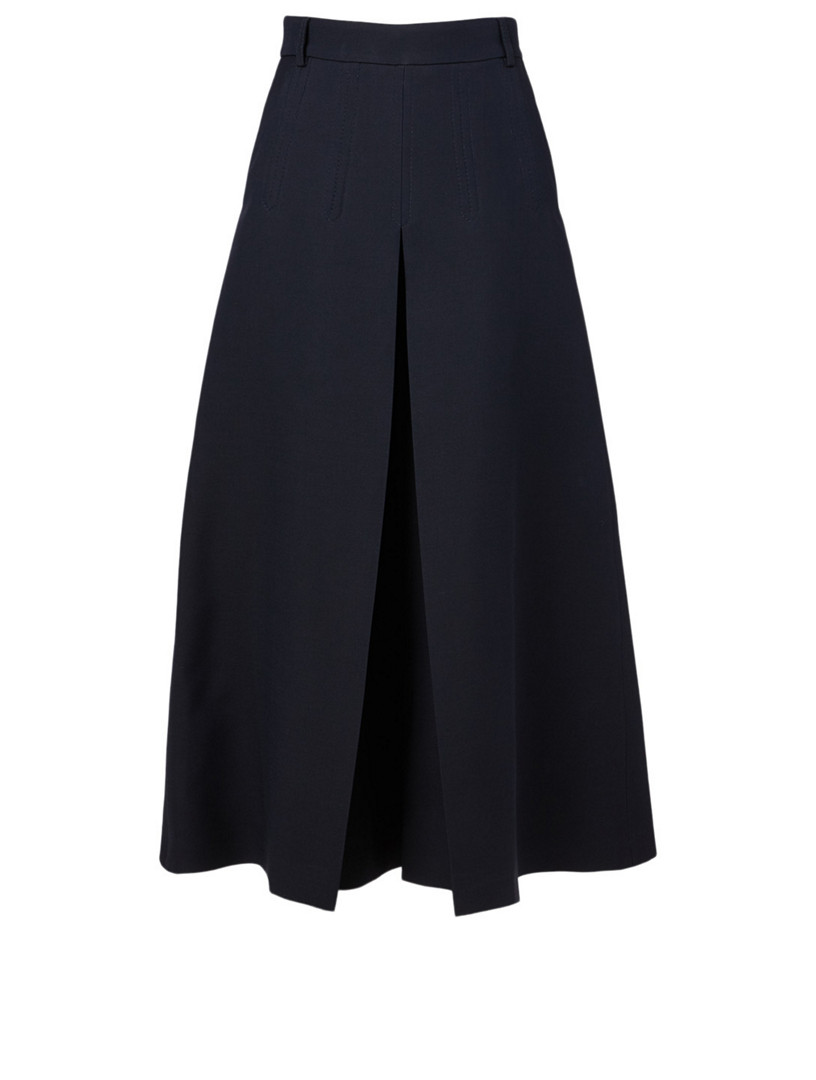 Cashmere And Silk Culottes Pants