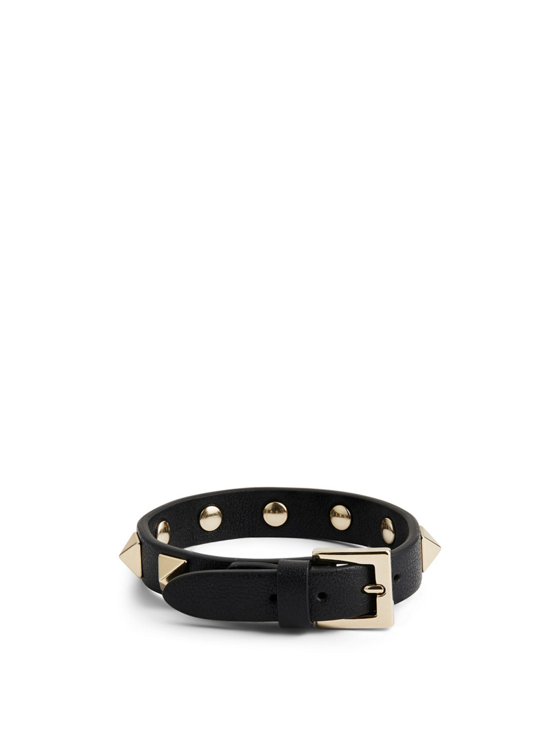 Rockstud Leather Bracelet