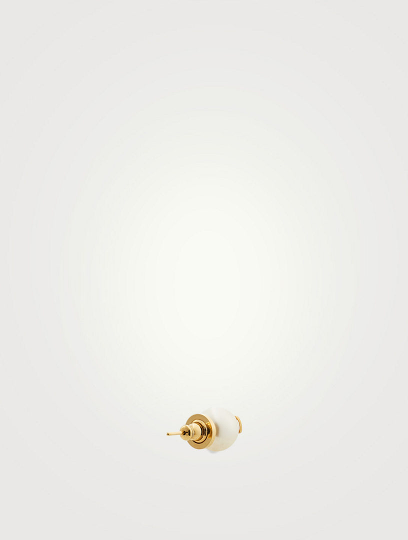 VLOGO Faux Pearl Earrings