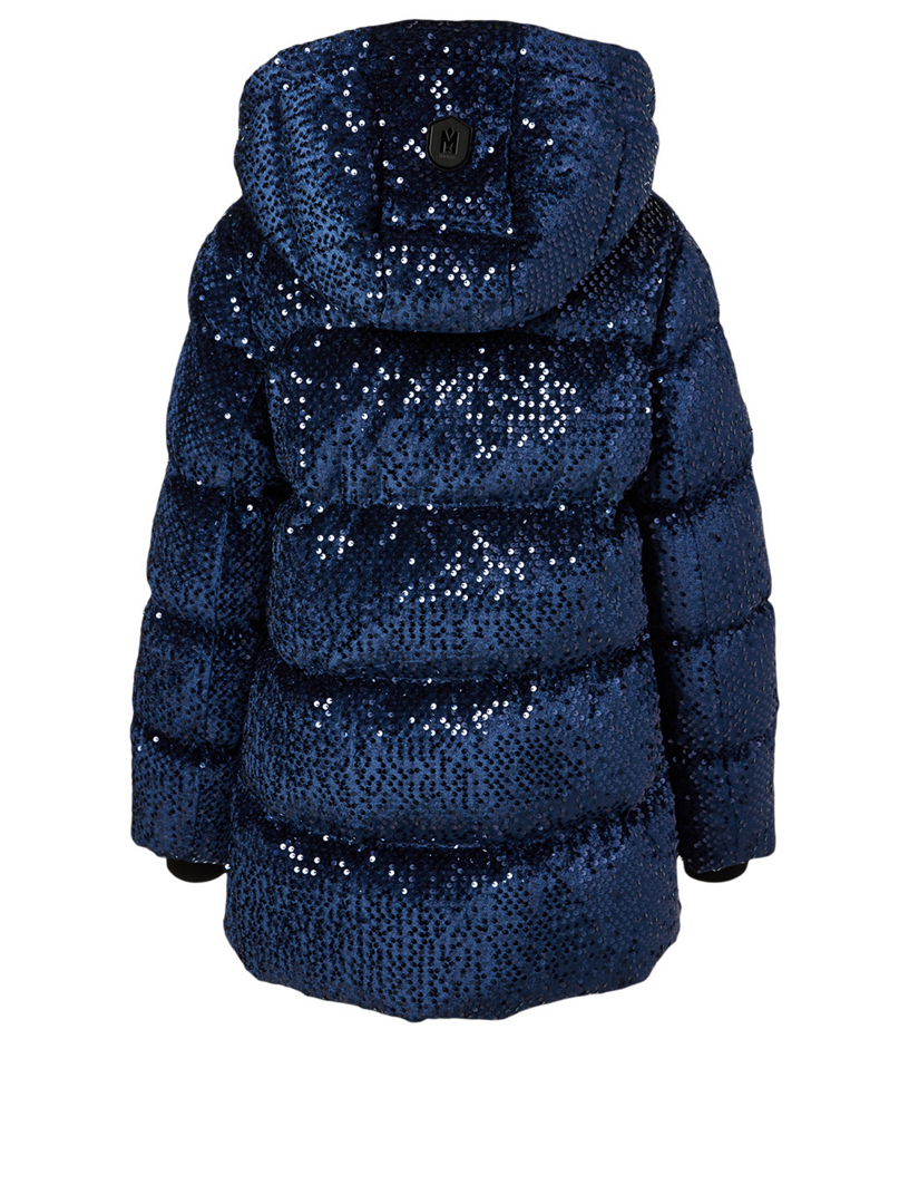 MACKAGE Emerie Velvet Down Coat With Sequins Holt Renfrew