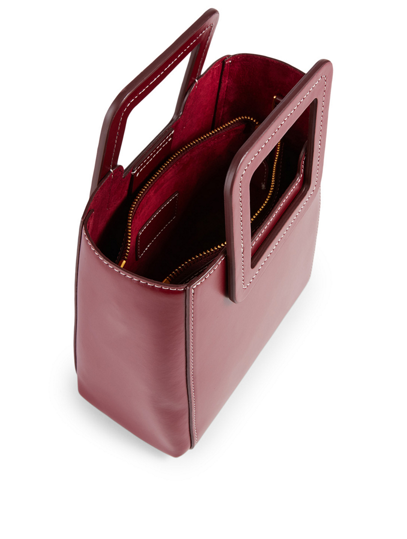 Blush Mini Shirley Bag STAUD Mini Shirley Bag Leather Bag With Inner Pouch  Holt Renfrew