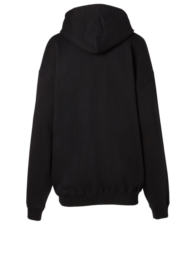 Cotton-Blend Logo Hoodie