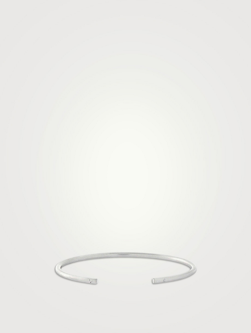 7g Brushed Sterling Silver Bangle Bracelet