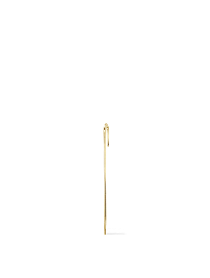 The Thread 18K Gold Ear Pin