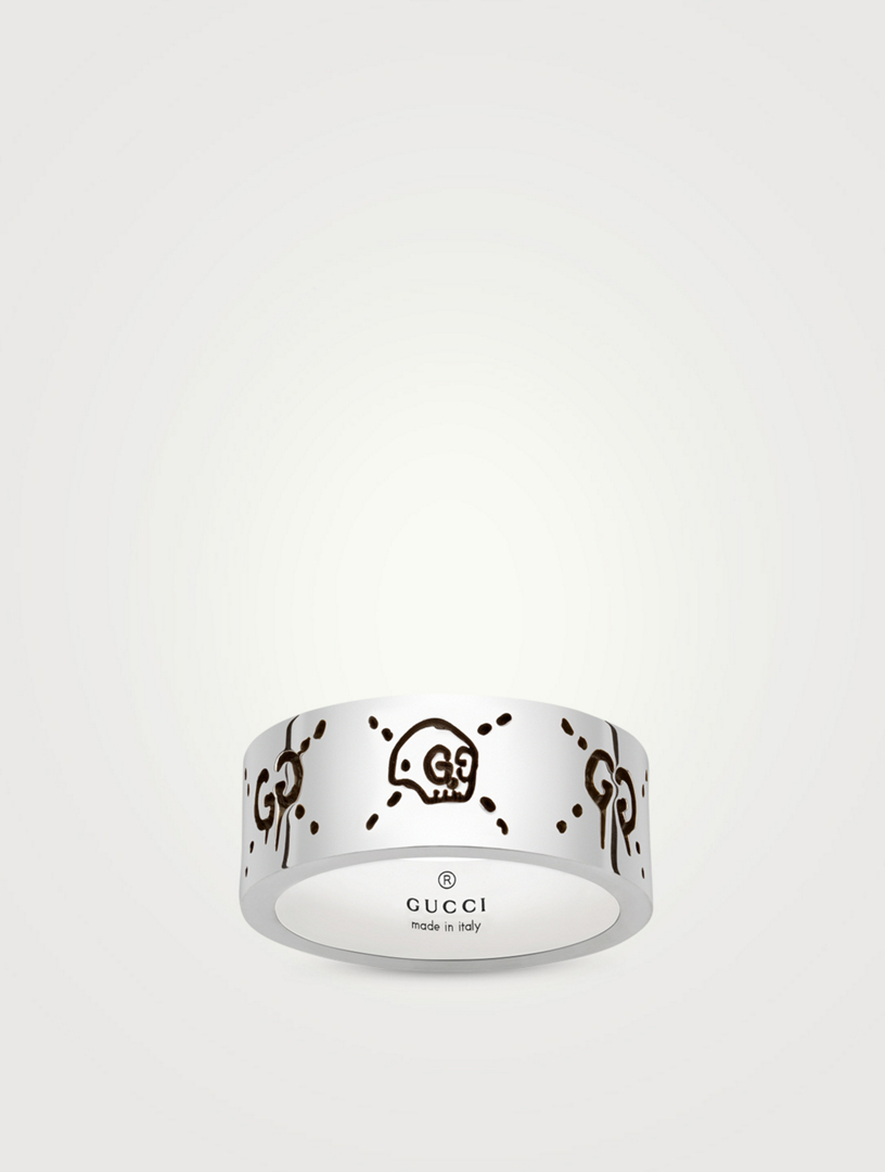 GucciGhost Sterling Silver Ring