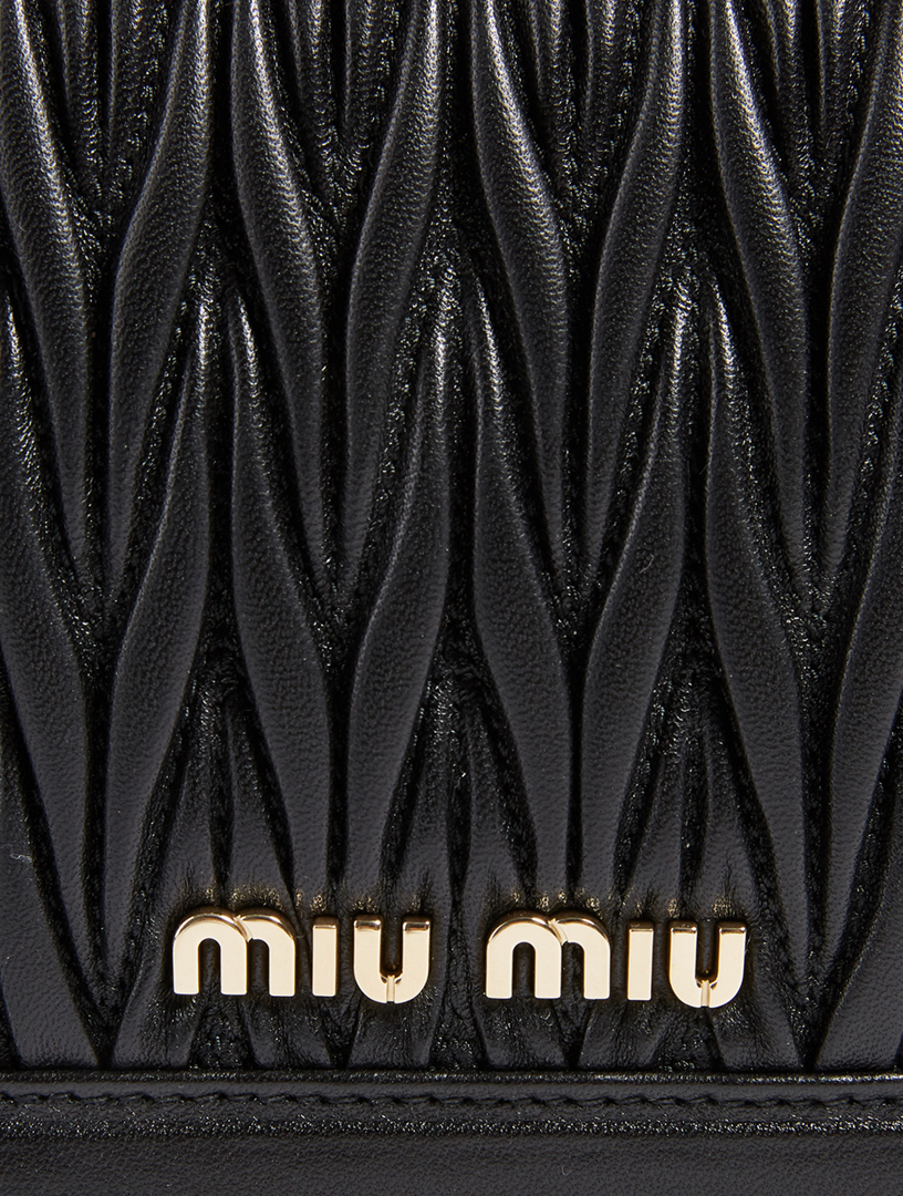 MIU MIU Miu Confidential Matelassé Leather Bag | Holt Renfrew