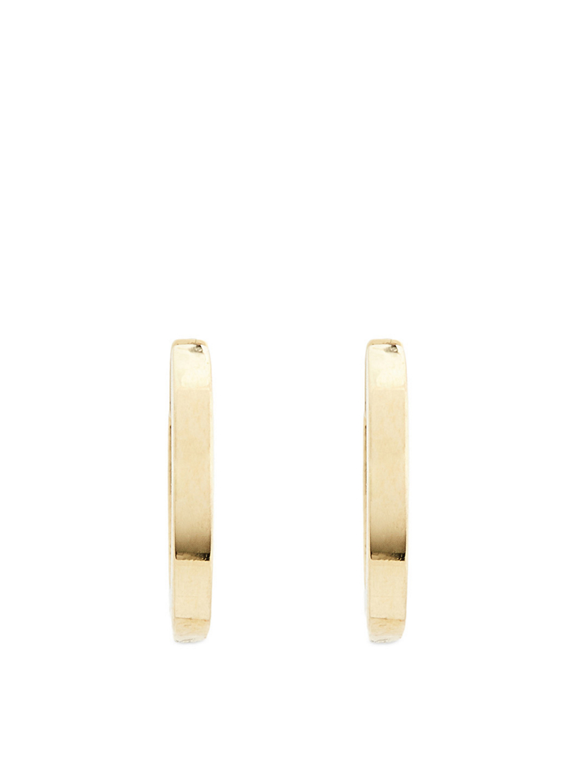 Small Gold Huggie Hoop Earrings