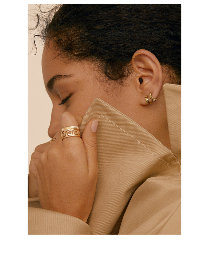 Quatre Radiant Gold Openwork Ring