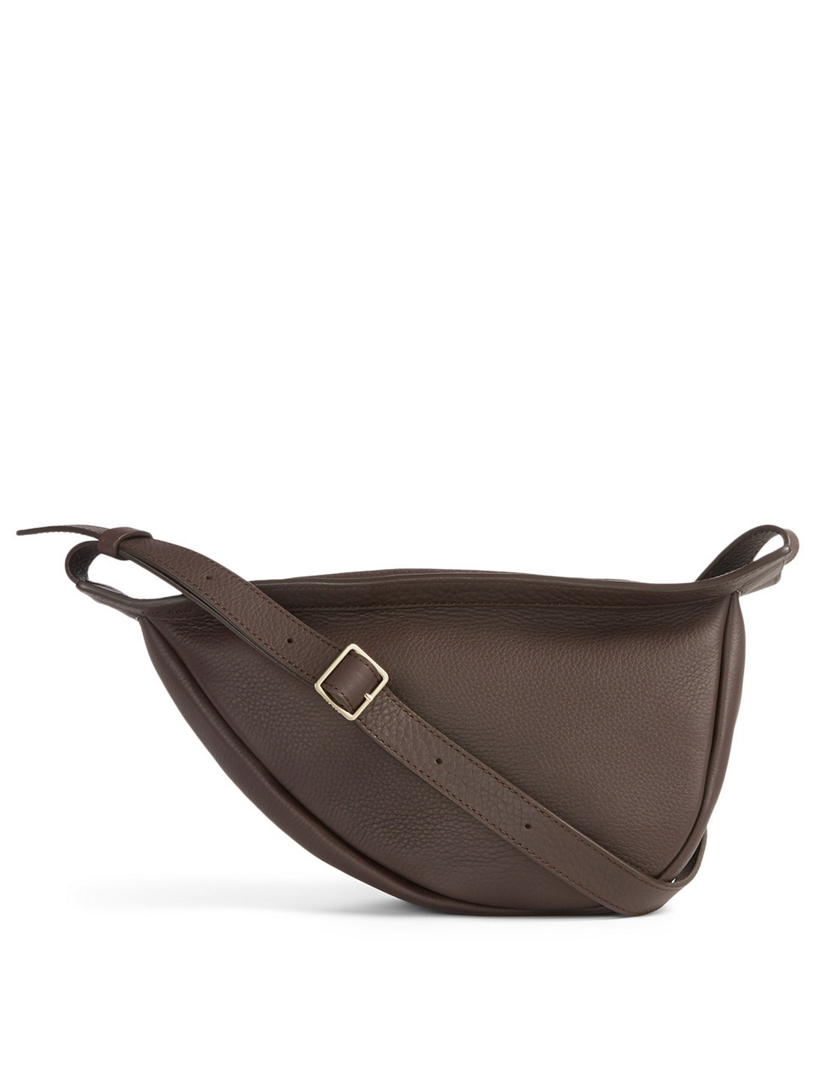 【THE ROW】Small Slouchy Banana Two Leather Bag Slouchy Banana Bag Two Black in Nylon – The Row